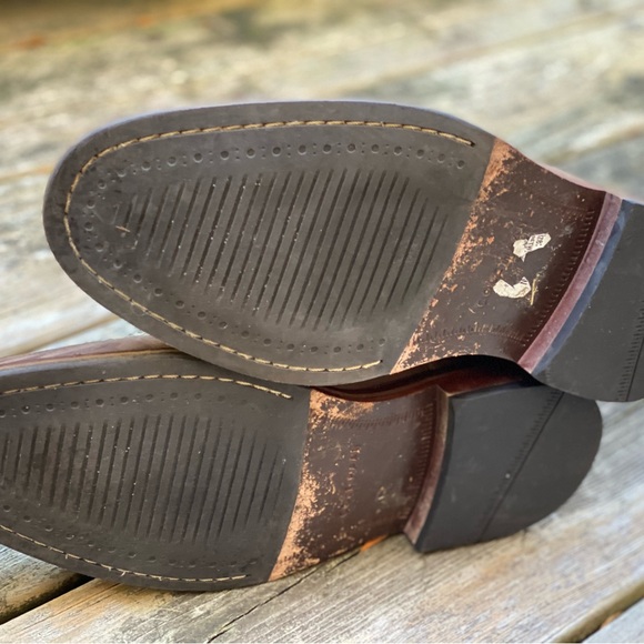 Cole Haan Brown Oiled Leather & Gray Suede Chukka, Men's 8.5W Williams Welt II - Picture 7 of 11